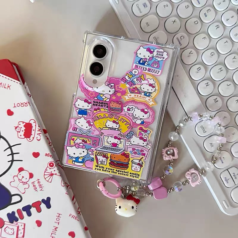 Suitable for Samsung Hello Kitty foldable phone case