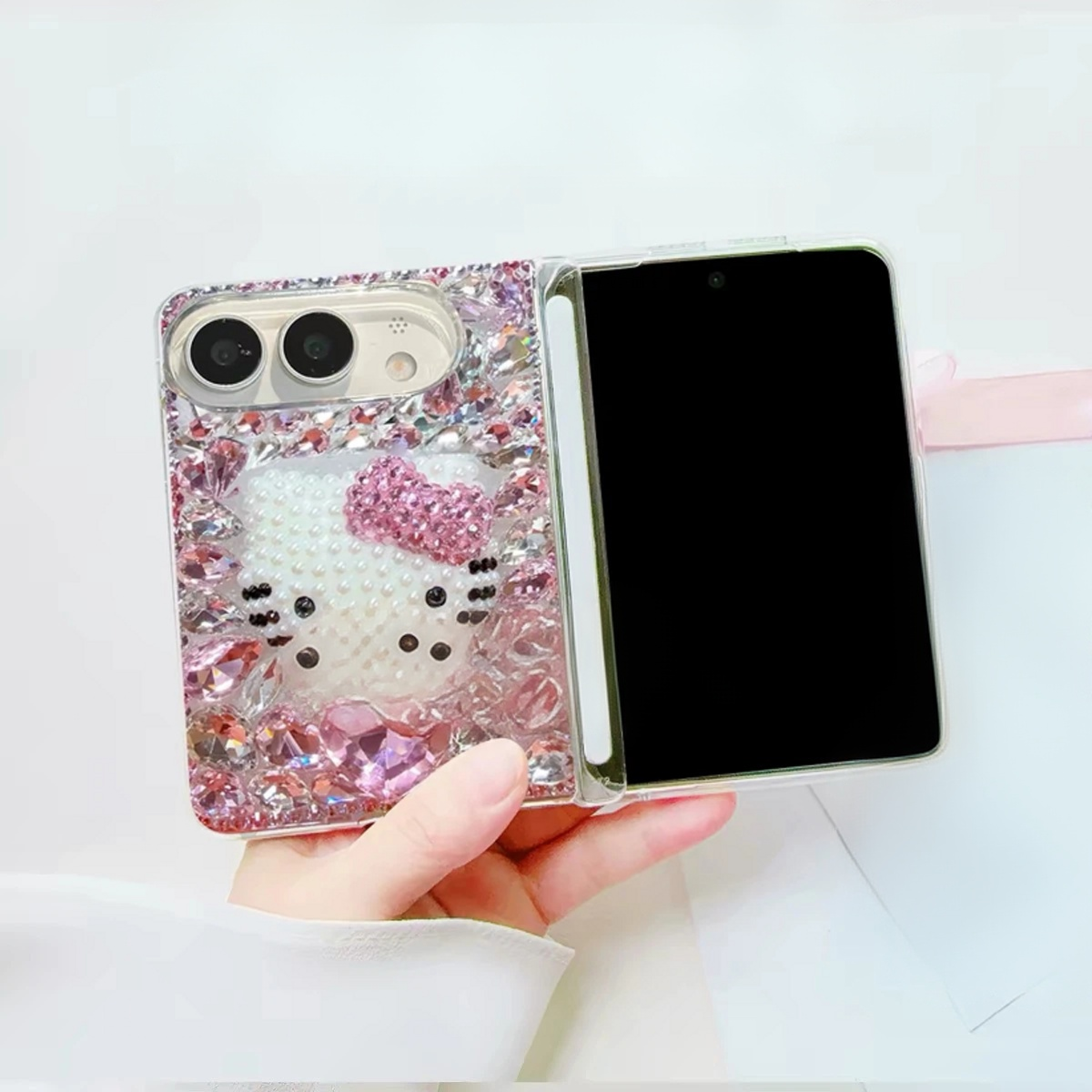 New "iPhone Duo" Foldable-Style Hello Kitty Phone Case
