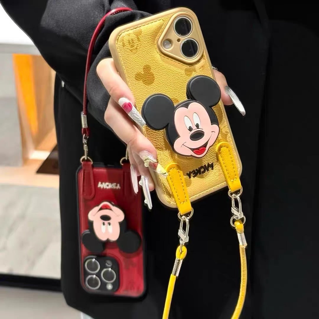 Cute Mickey Phone Case with Kickstand