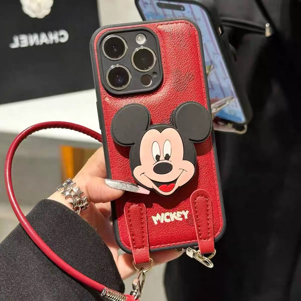 Cute Mickey Phone Case with Kickstand