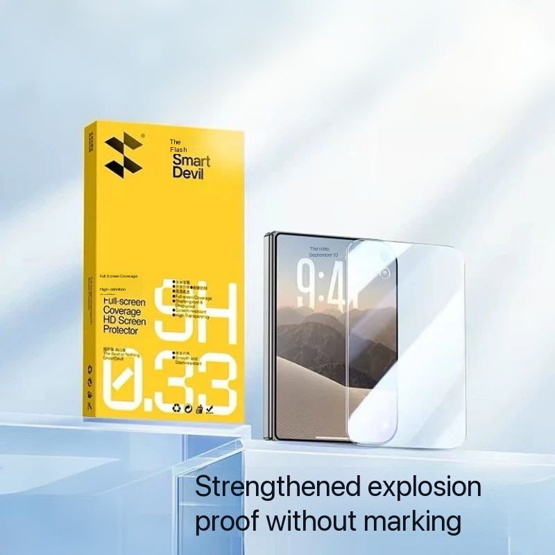 iPhoneDuo Tempered Glass Screen Protector for Foldable Phones – Highly Fingerprint-Resistant (2-Pack)