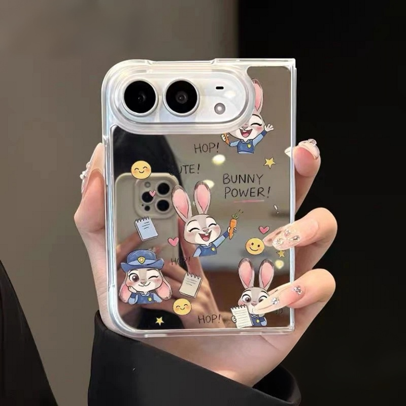 New Mirrored "Judy Land" Foldable-Style iPhone Duo Case