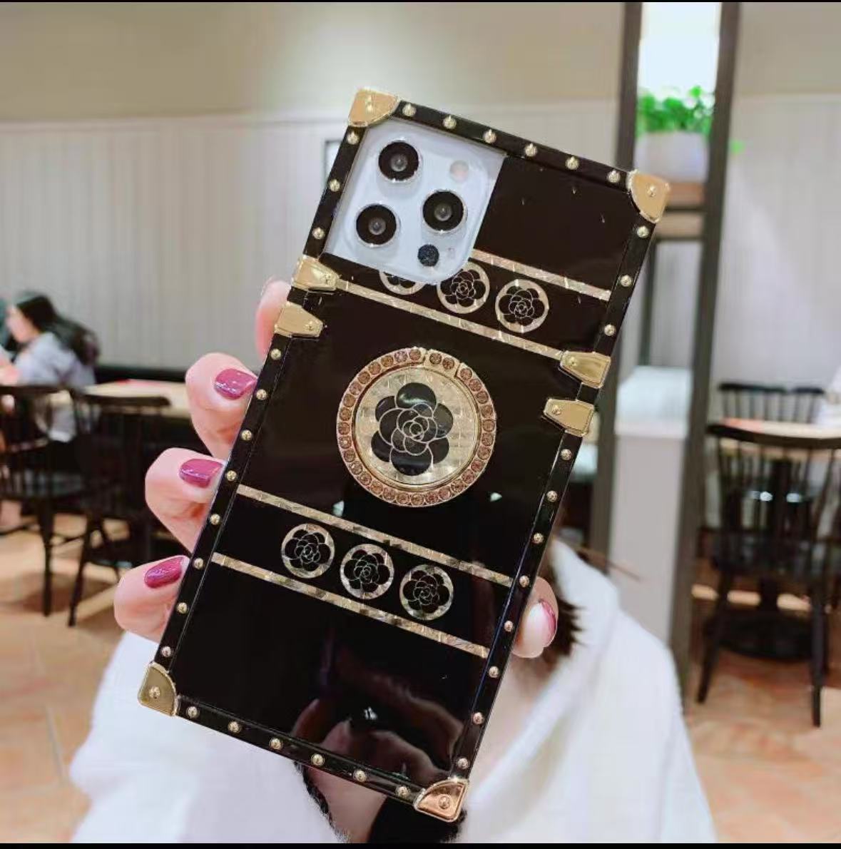 Camellia-flower phone case