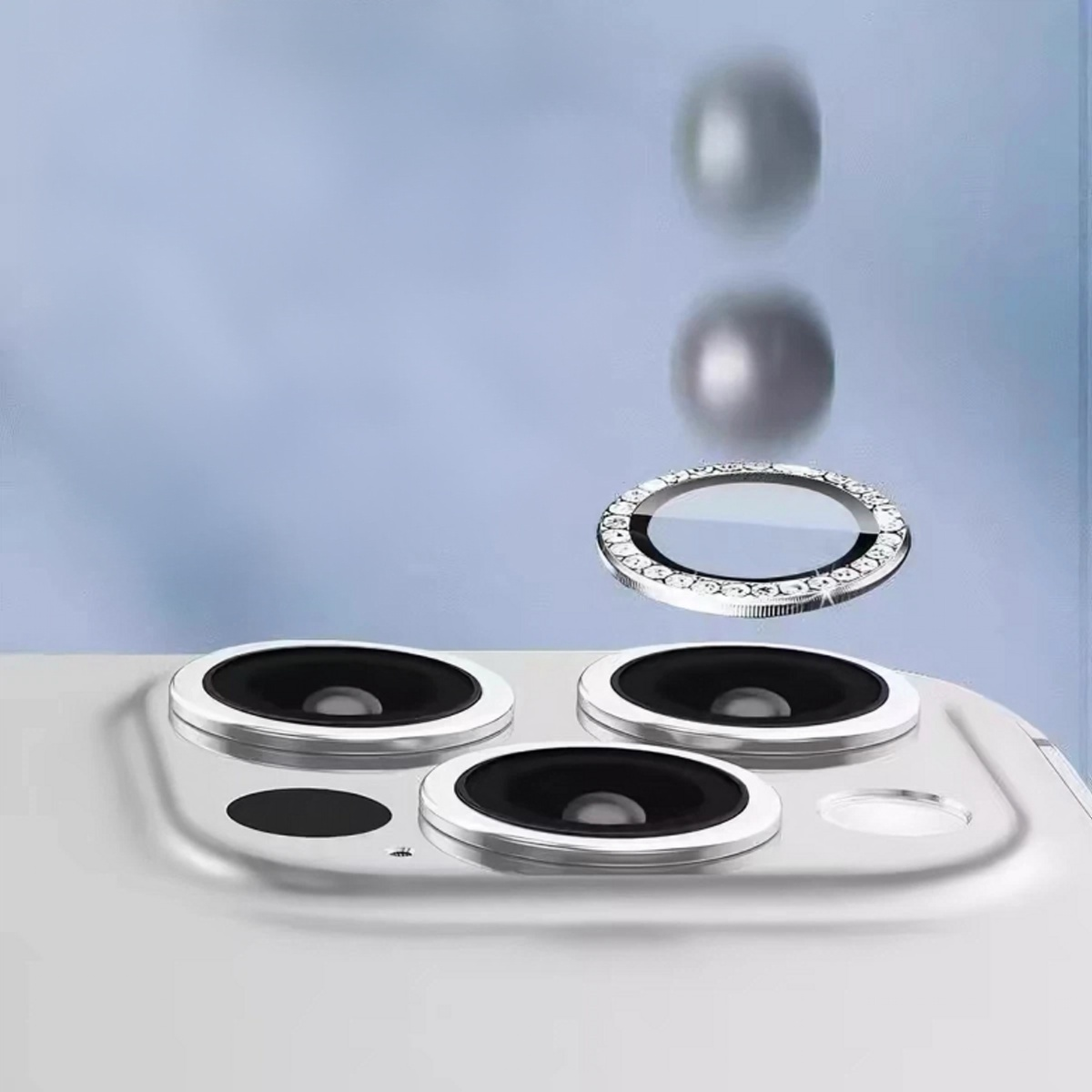 New Rhinestone-Embellished Phone Lens Protector