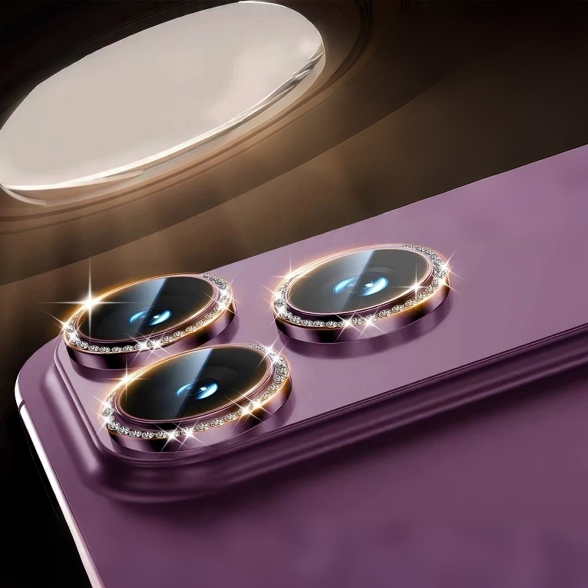 New Rhinestone-Embellished Phone Lens Protector