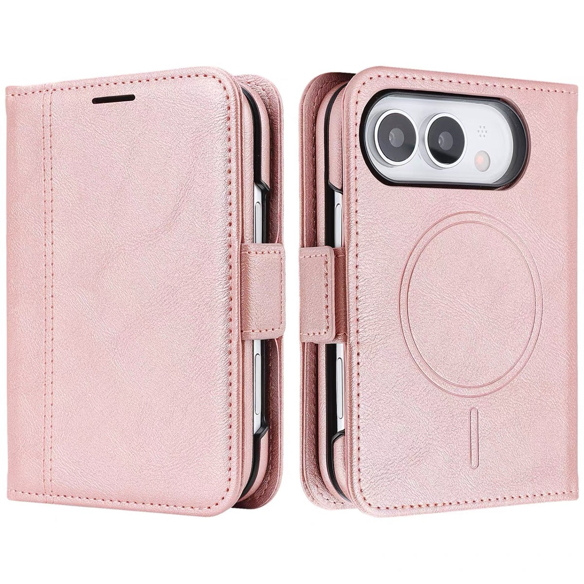 New iPhone Duo Magnetic Wireless Charging Folio Case for Foldable Phones