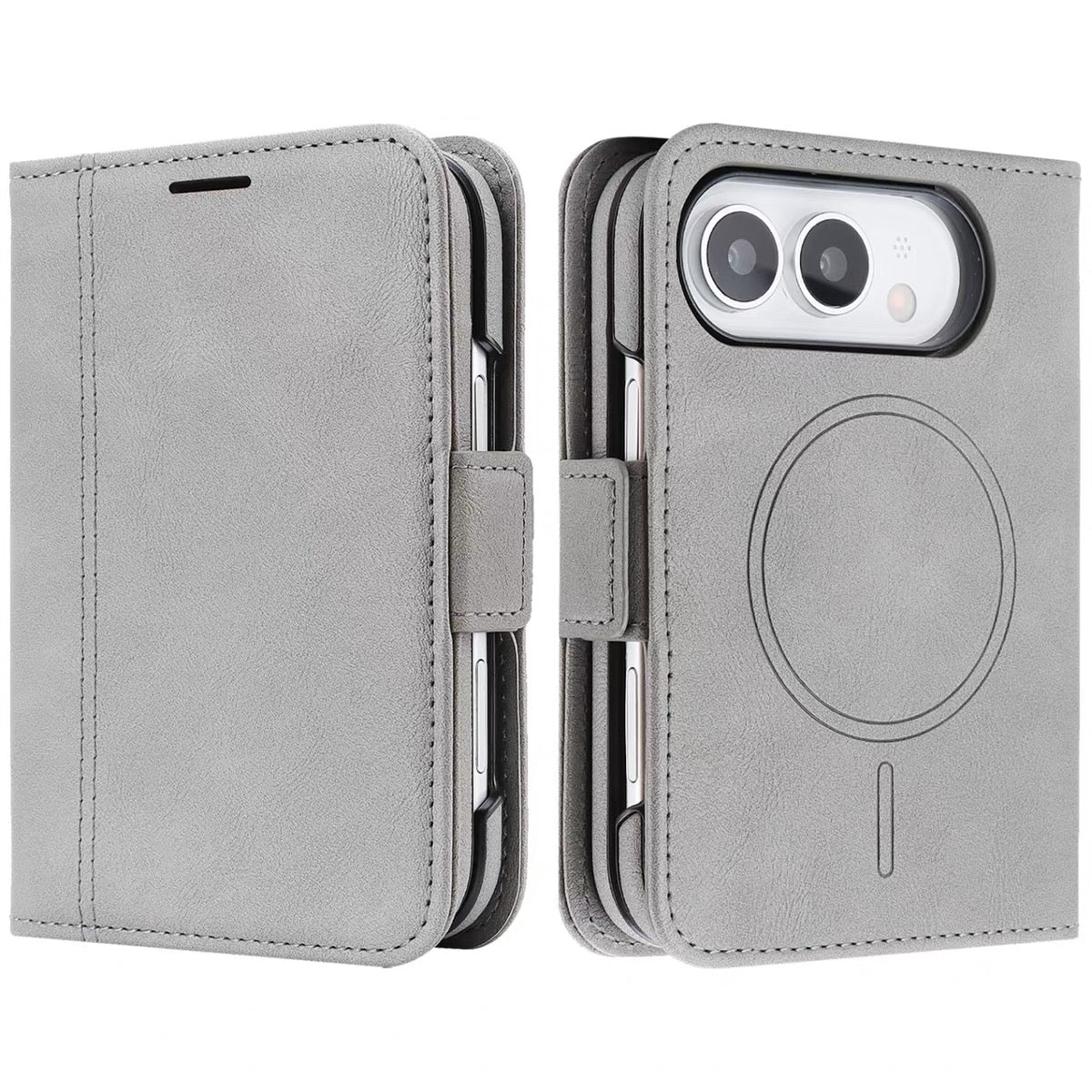 New iPhone Duo Magnetic Wireless Charging Folio Case for Foldable Phones