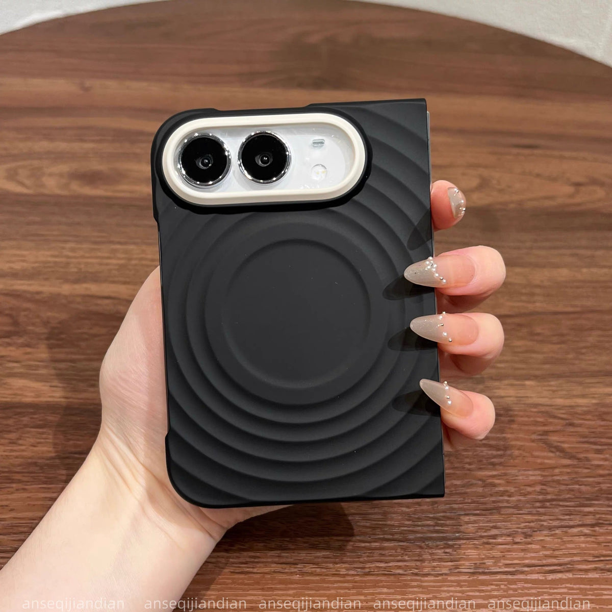 Cute Kitten Stand Case for iPhone Duo Foldable Phone