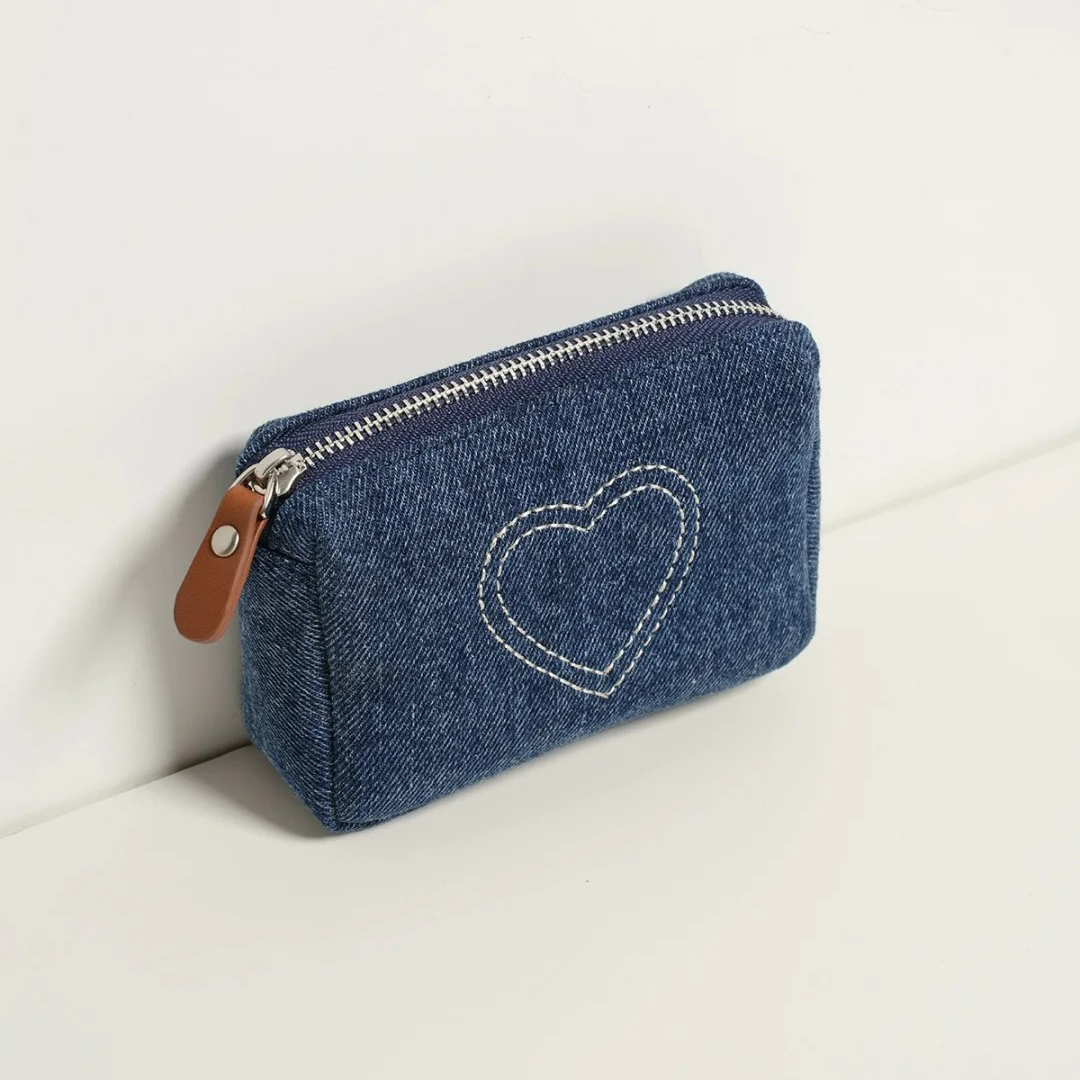 Denim small wallet