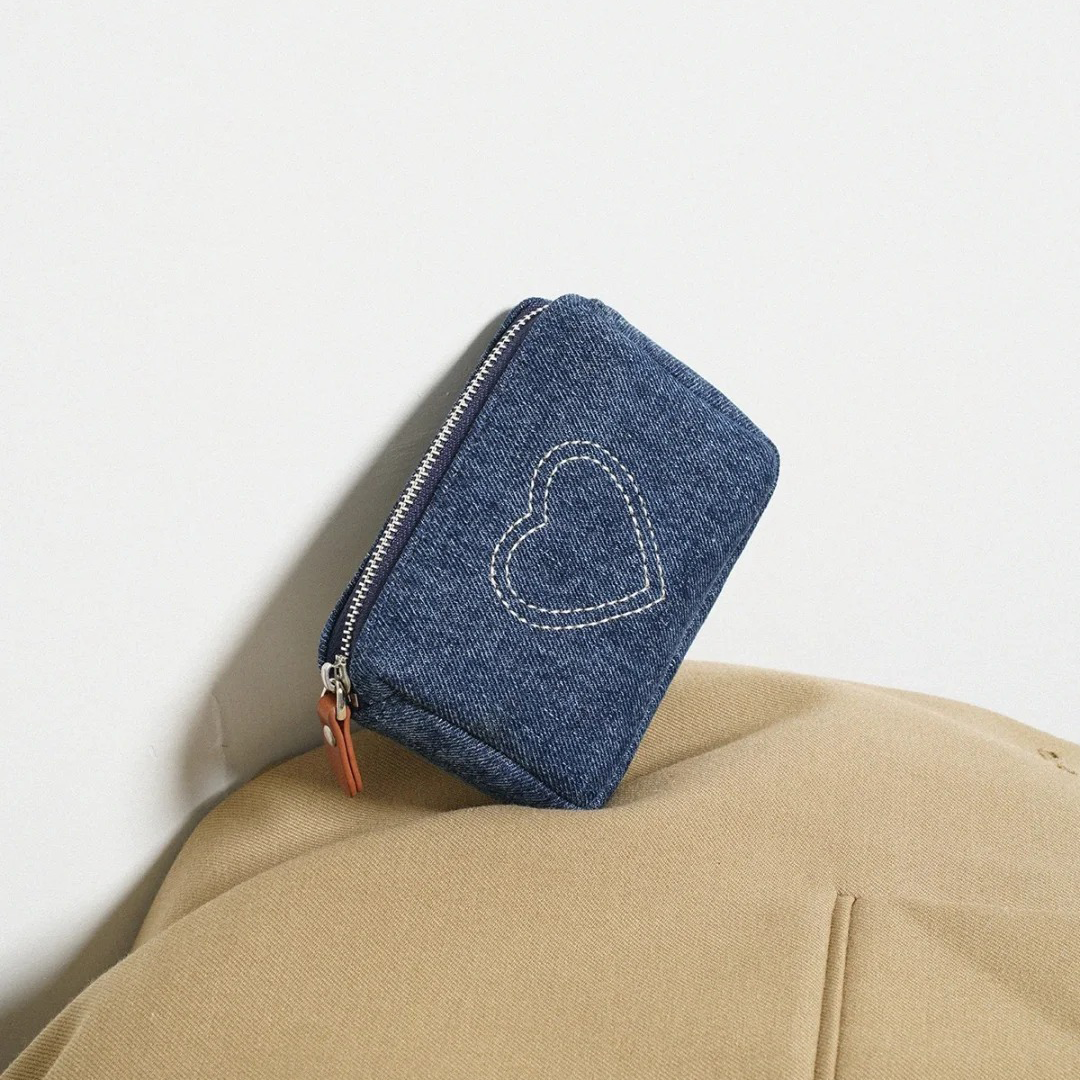 Denim small wallet