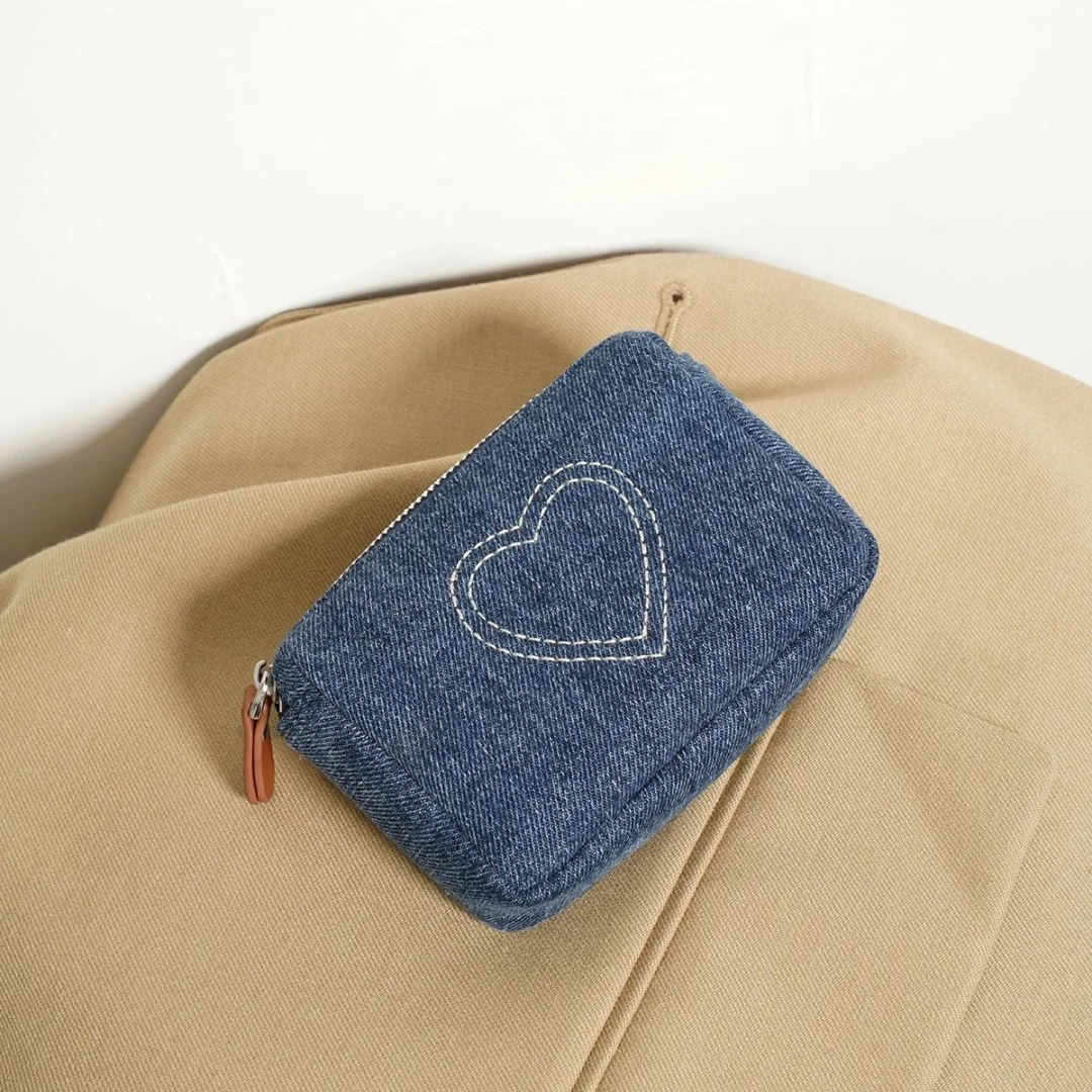 Denim small wallet