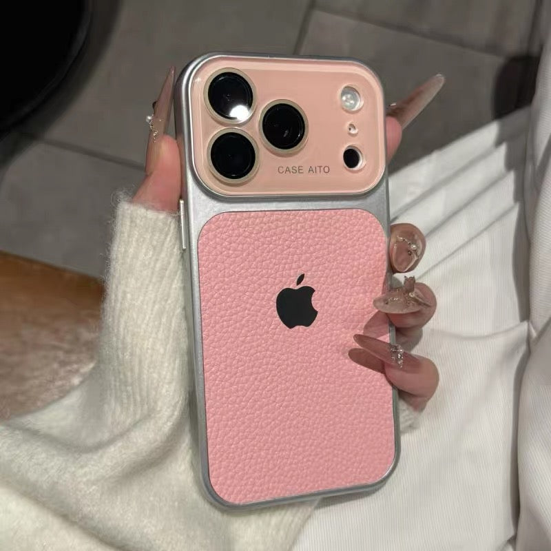 High-value retro multi-color minimalist phone case