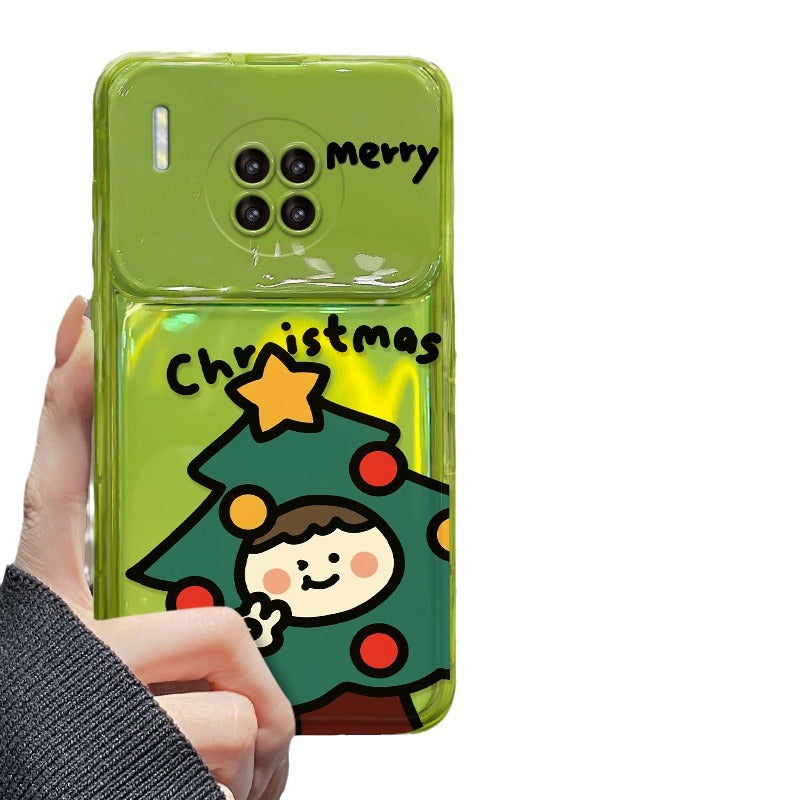 Santa Claus Flip Mirror Phone Case