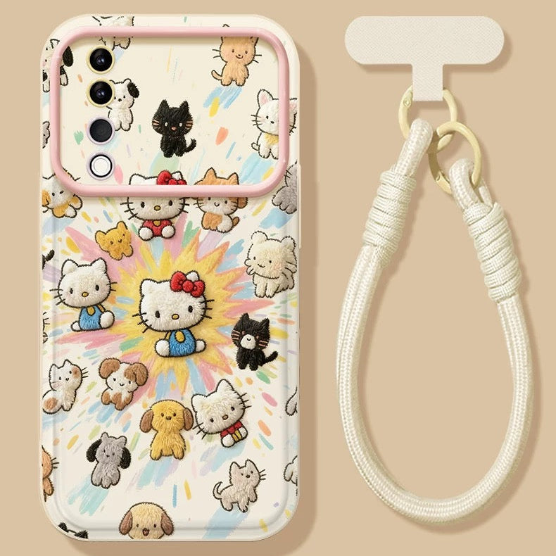 Kitty Pet Flip Mirror Phone Case
