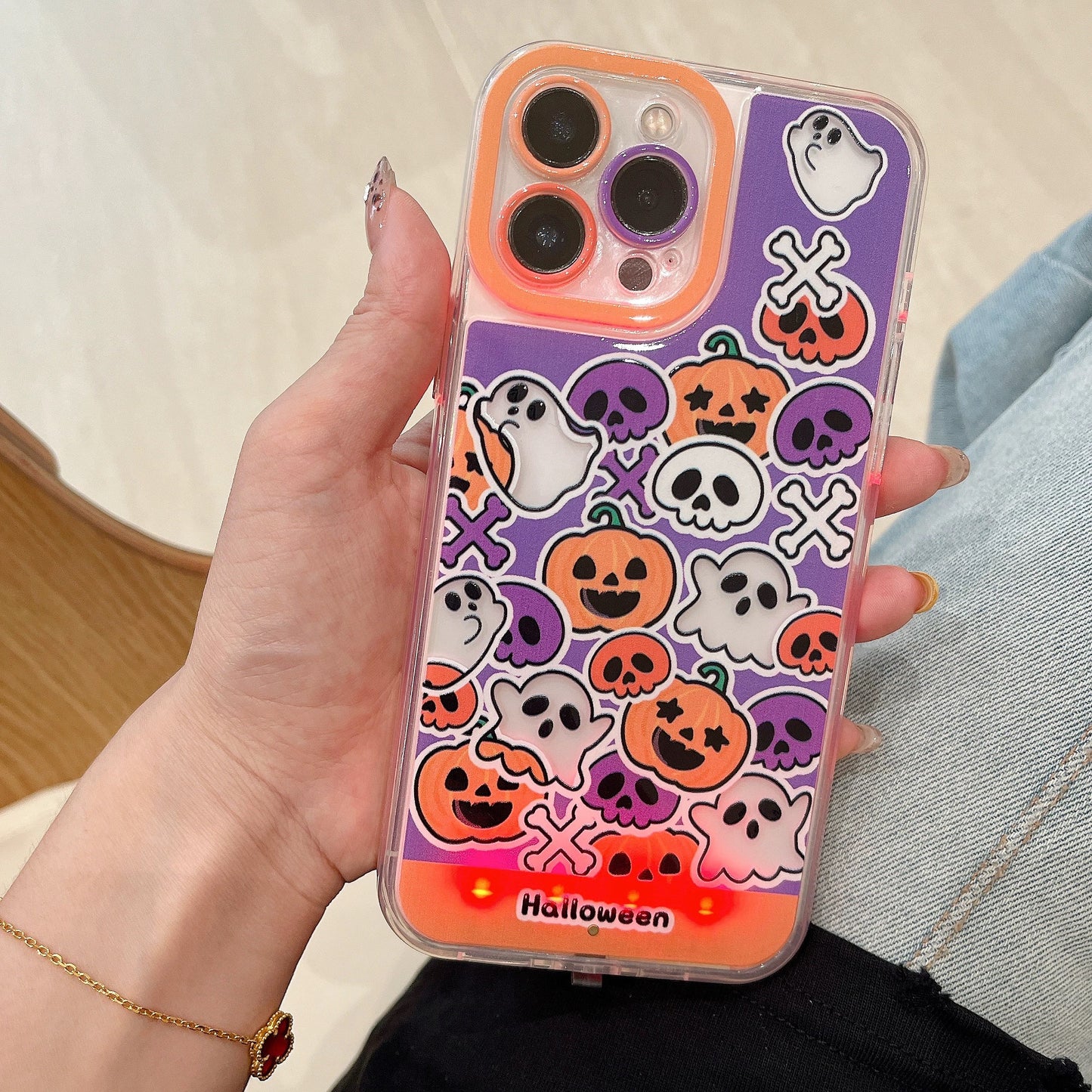 Halloween Pumpkin Glow Phone Case