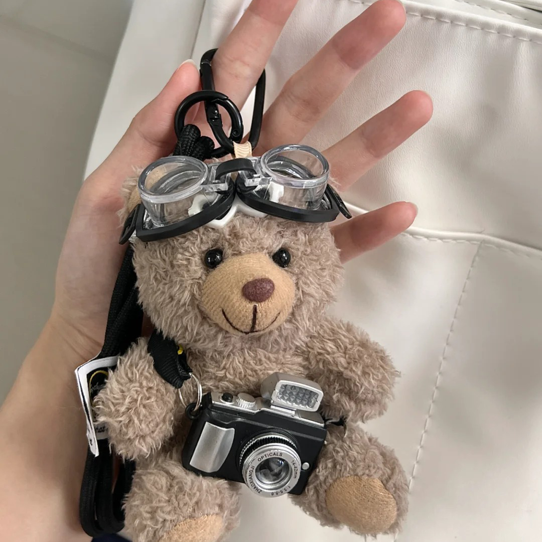 Camera Bear Pendant
