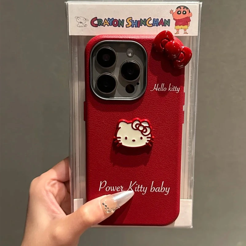 Premium Red Kitty Cat Phone Case
