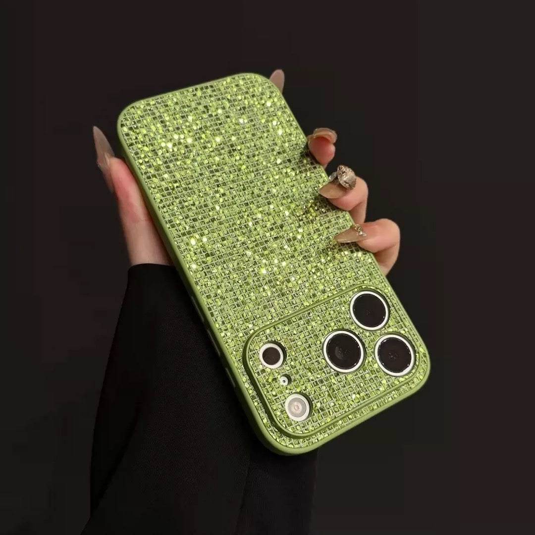 Green Glitter Phone Case