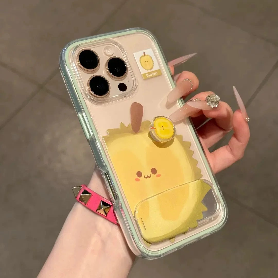 Durian & Guava Portable Mirror Phone Case