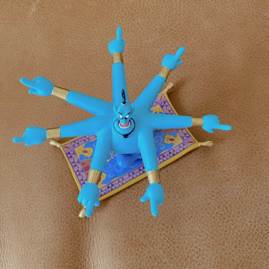 Aladdin magic lamp jewelry hanger