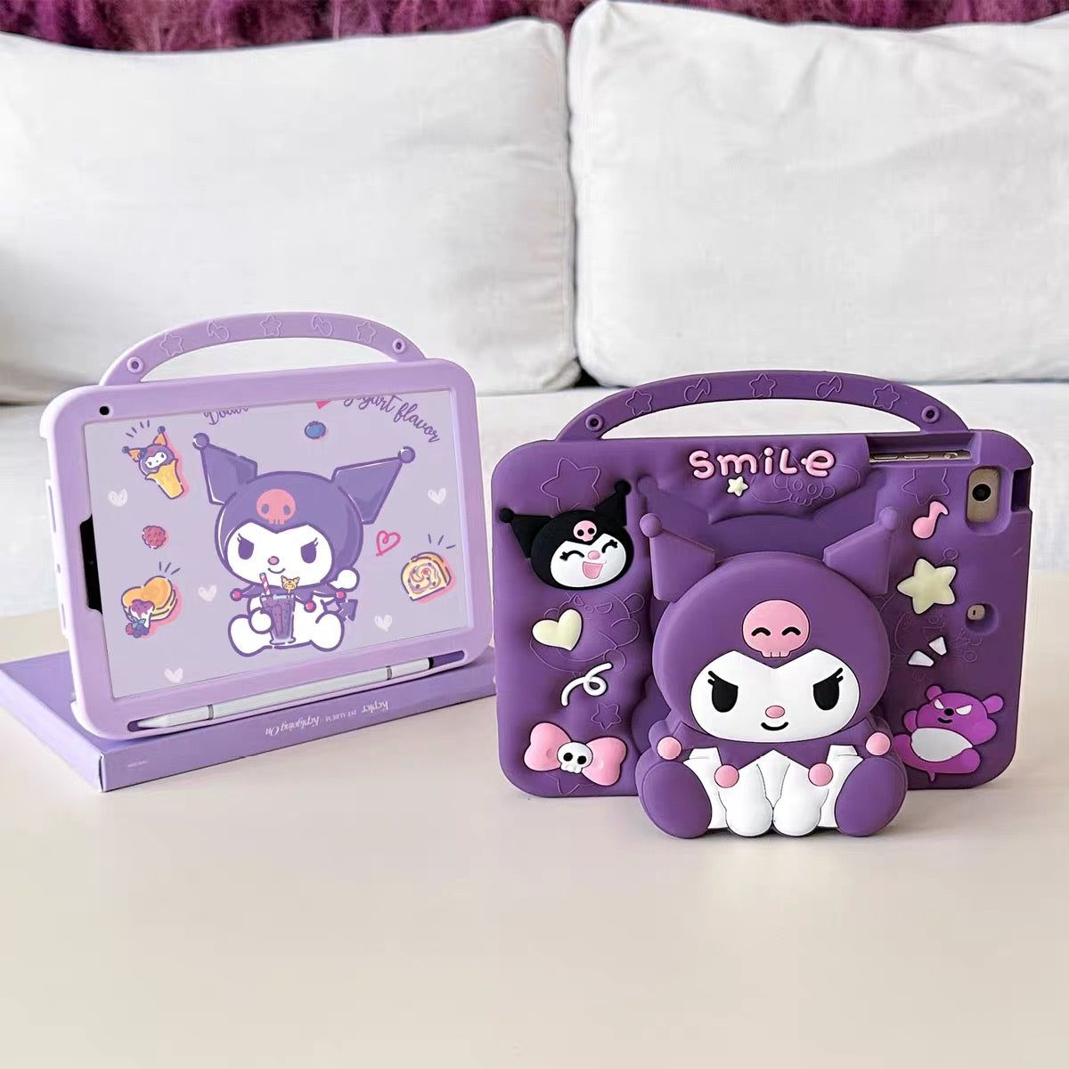 Kuromi & Kitty iPad Stand Case