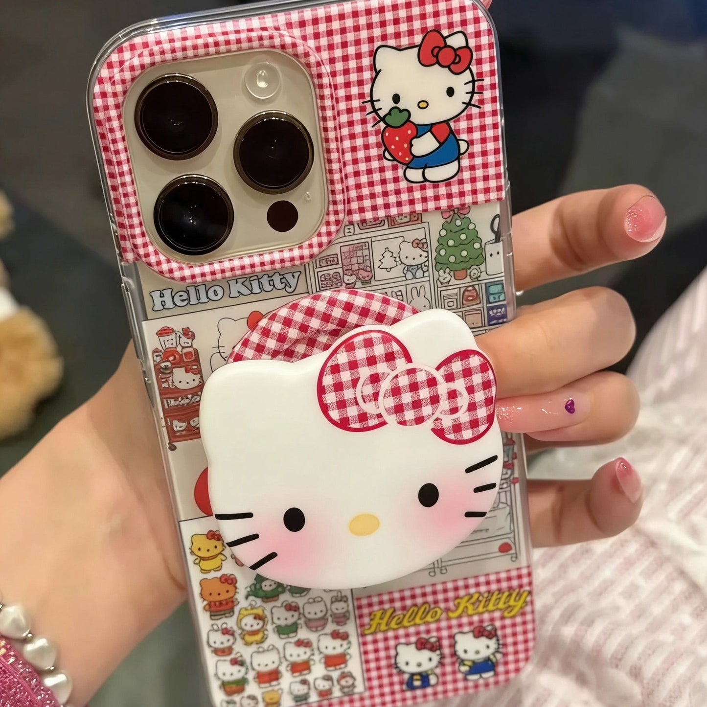 Samsung Hello Kitty Magnetic Stand Phone Case