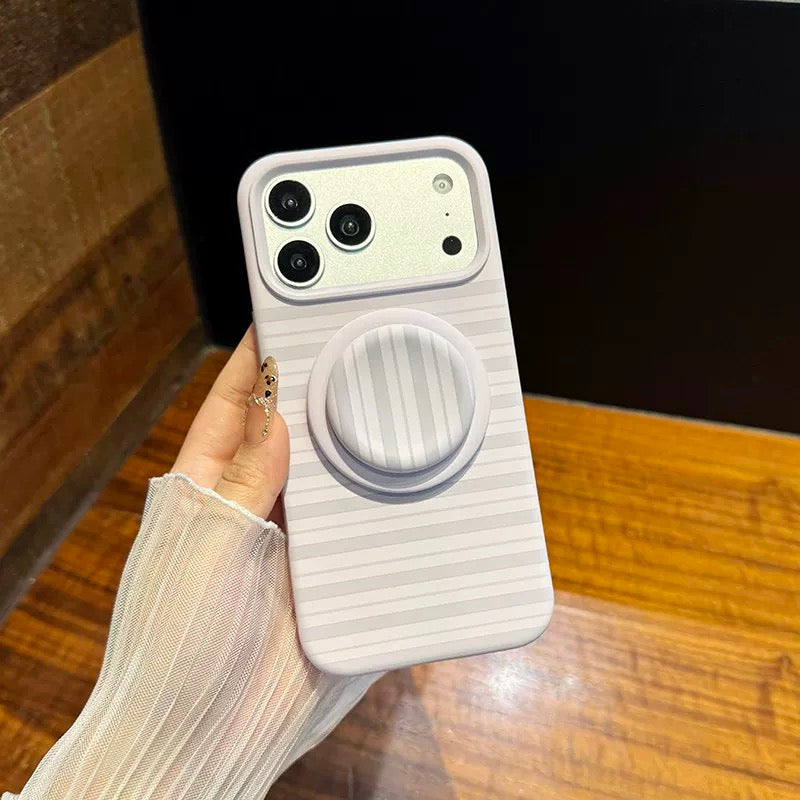 Striped magnetic phone case