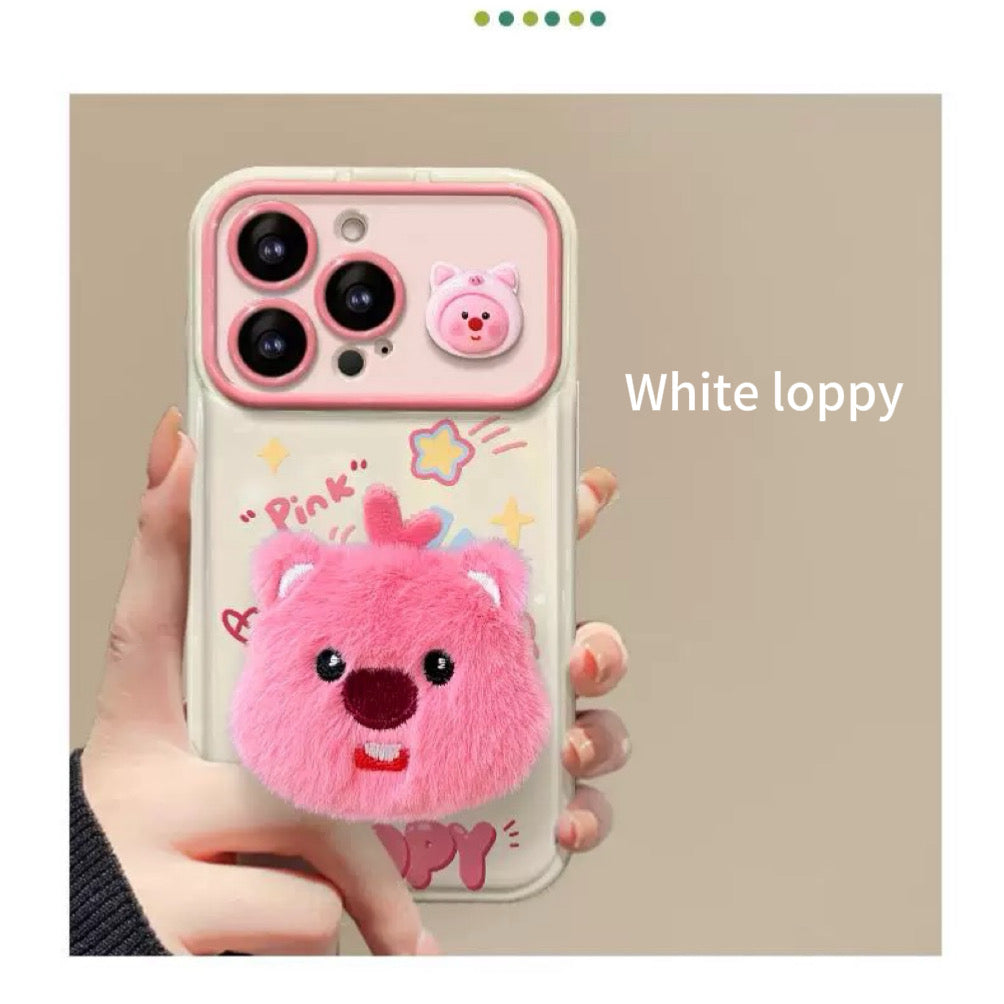 Loppy flip mirror phone case