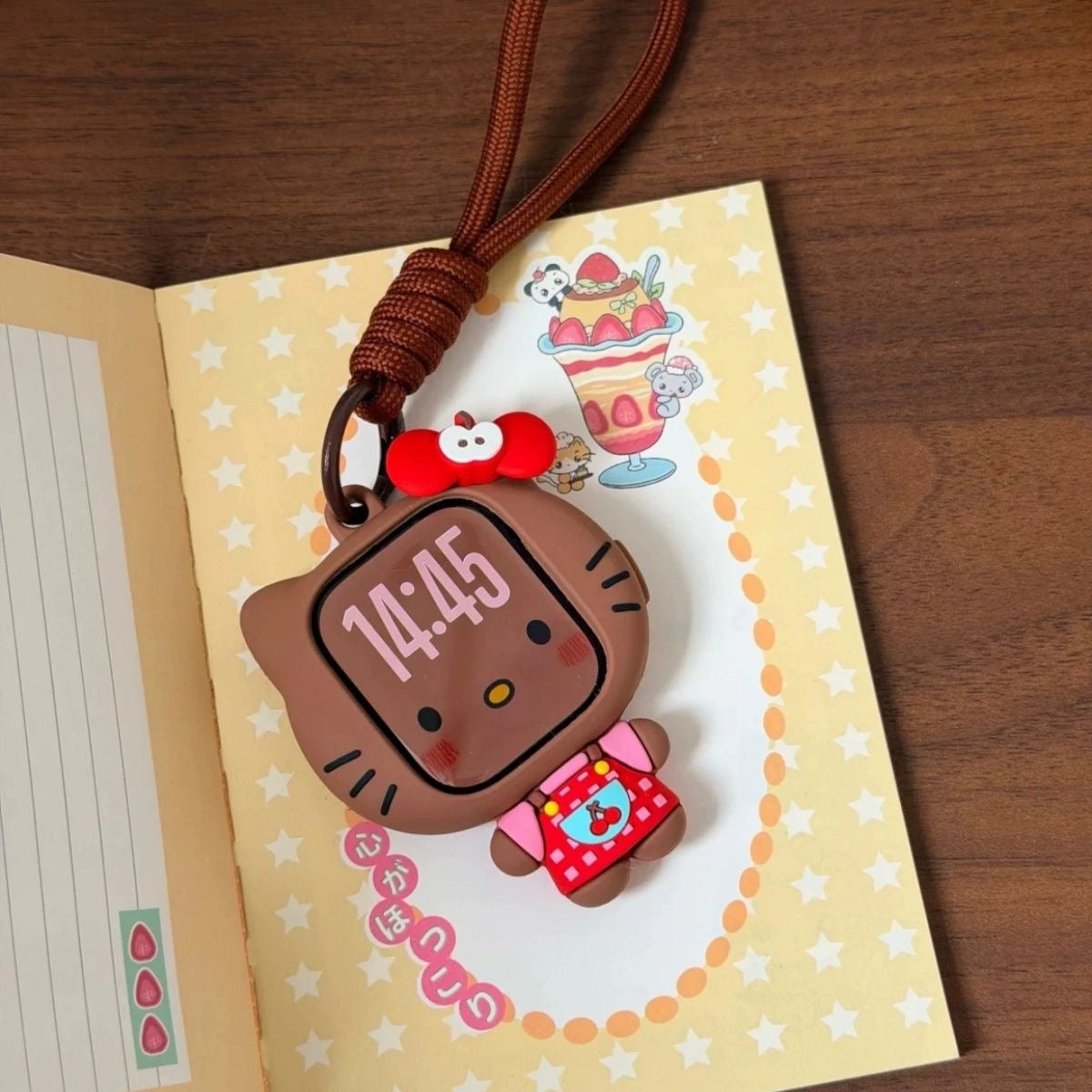 Cherry Black Kitty/Apple Kitty Apple Watch Case