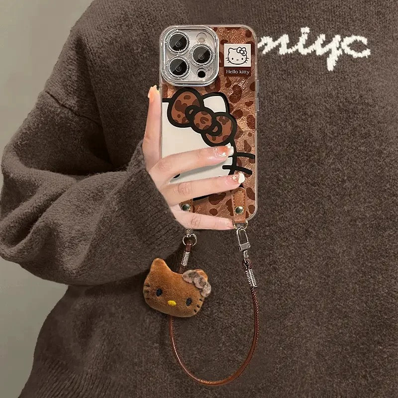 Leopard Kitty mobile phone case