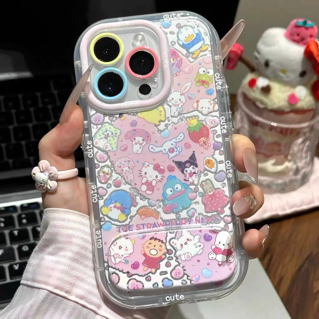 Sanrio Mirror Stand Phone Case