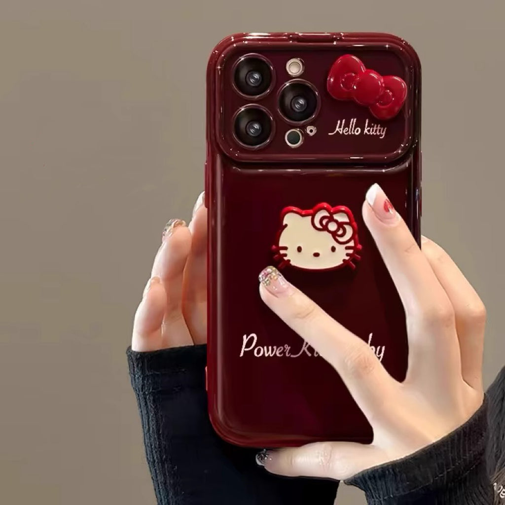 Android Hello Kitty Flip Phone Case with Mirror and Stand