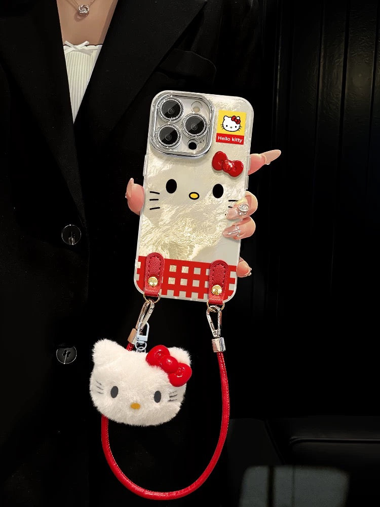 Coque de téléphone 3D chaton nœud papillon