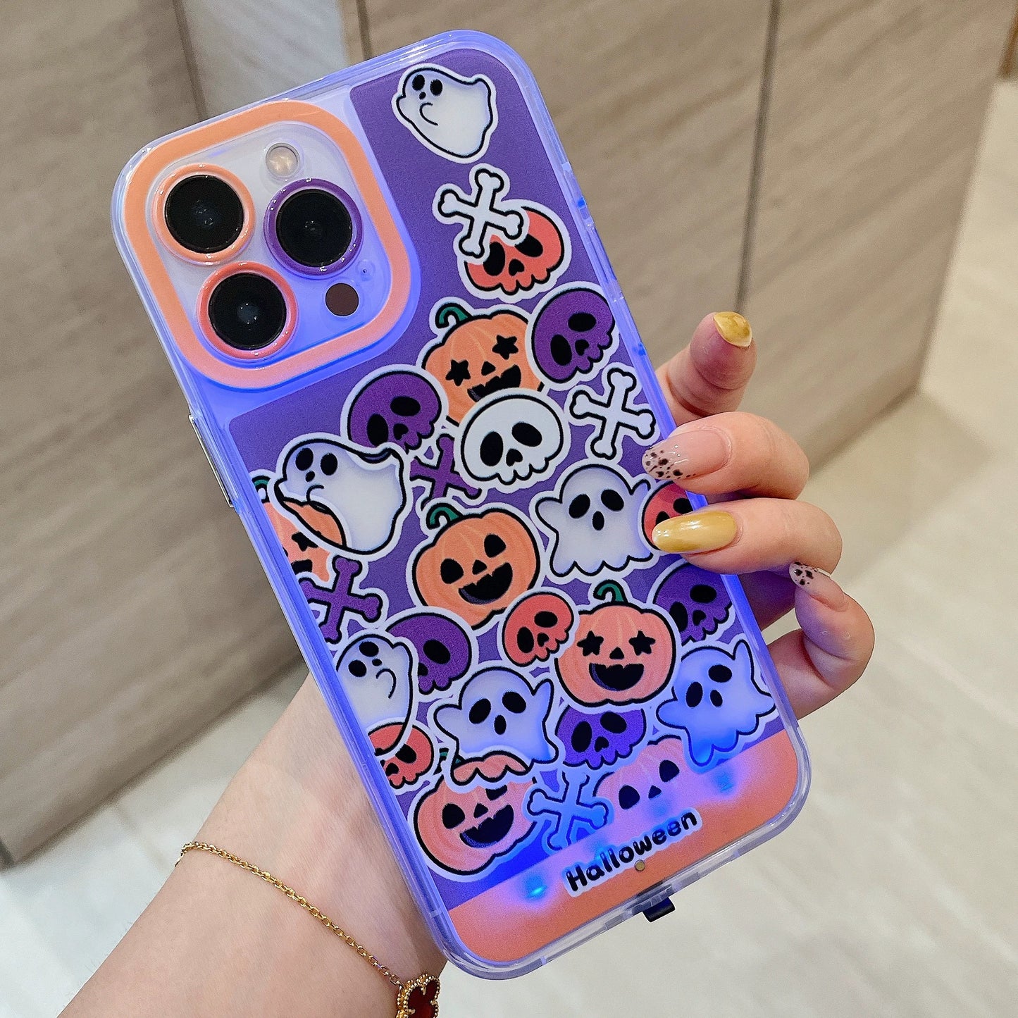 Halloween Pumpkin Glow Phone Case