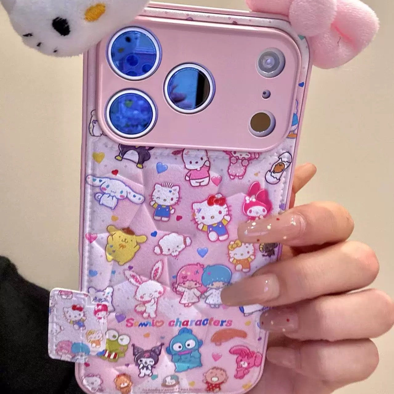 Sweet & Cute My Melody, Sheep, and Cat Phone Case