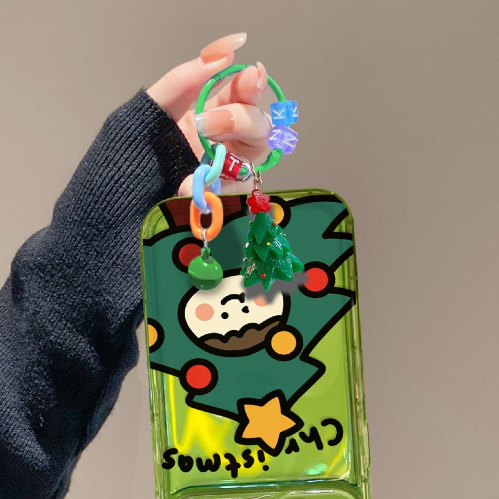 Santa Claus Flip Mirror Phone Case