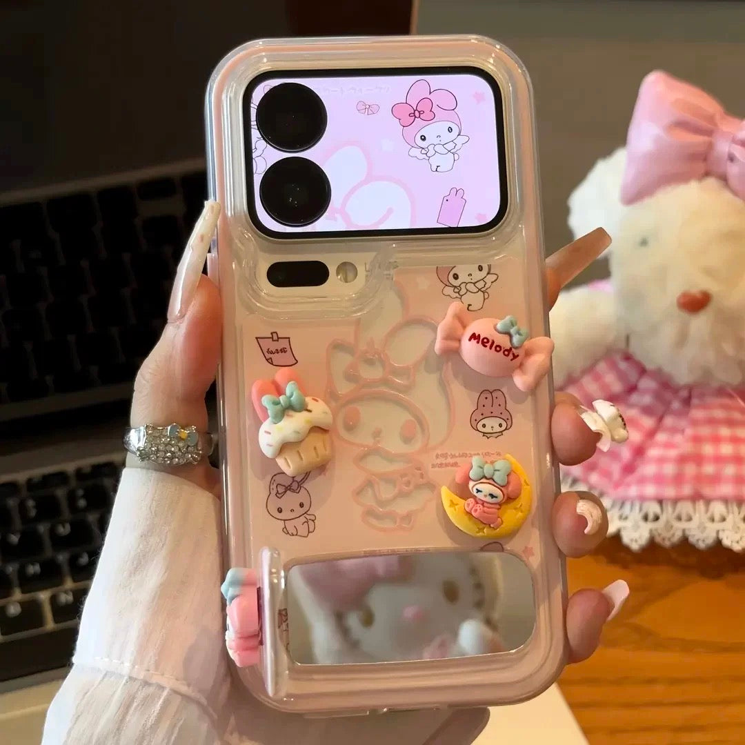 My Melody Mirror Stand Phone Case