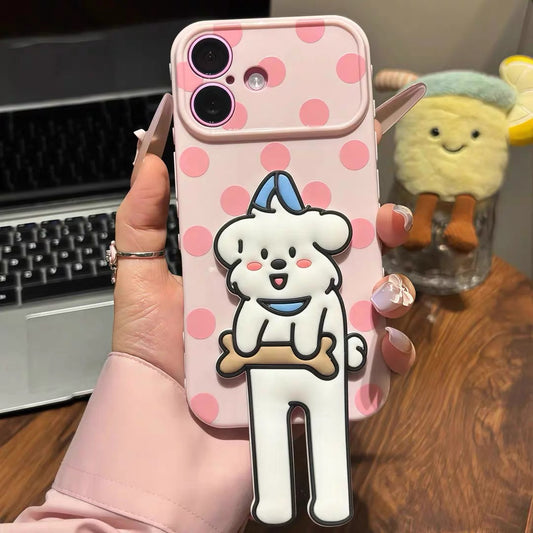 Puppy & Kitten Phone Case with Stand