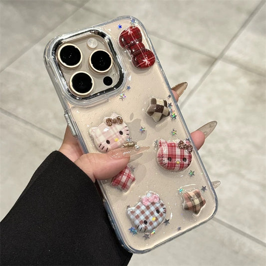 Bow and Star Kitty Phone Case