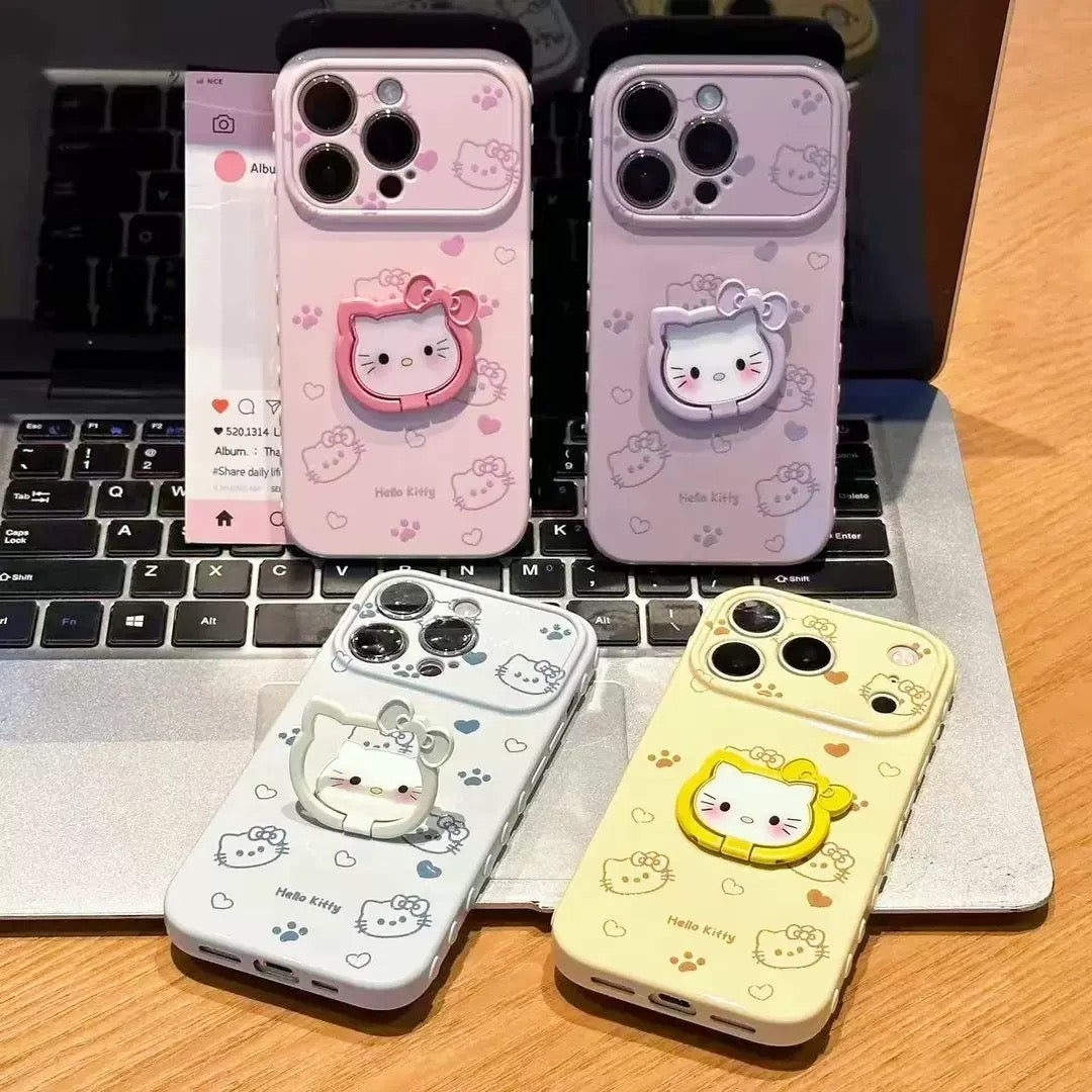Rotating Kitty Stand Phone Case