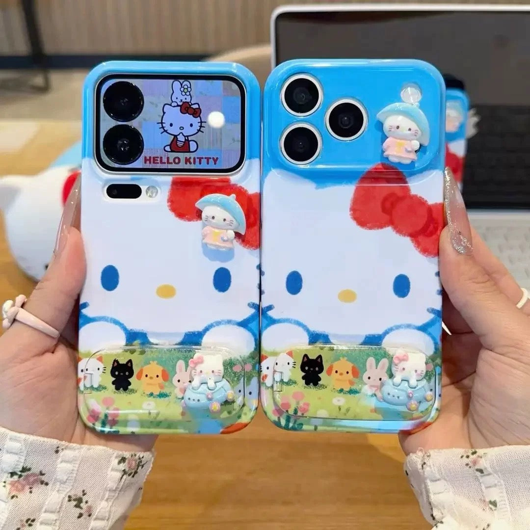 Hello Kitty Phone Case with Mirror and Stand
