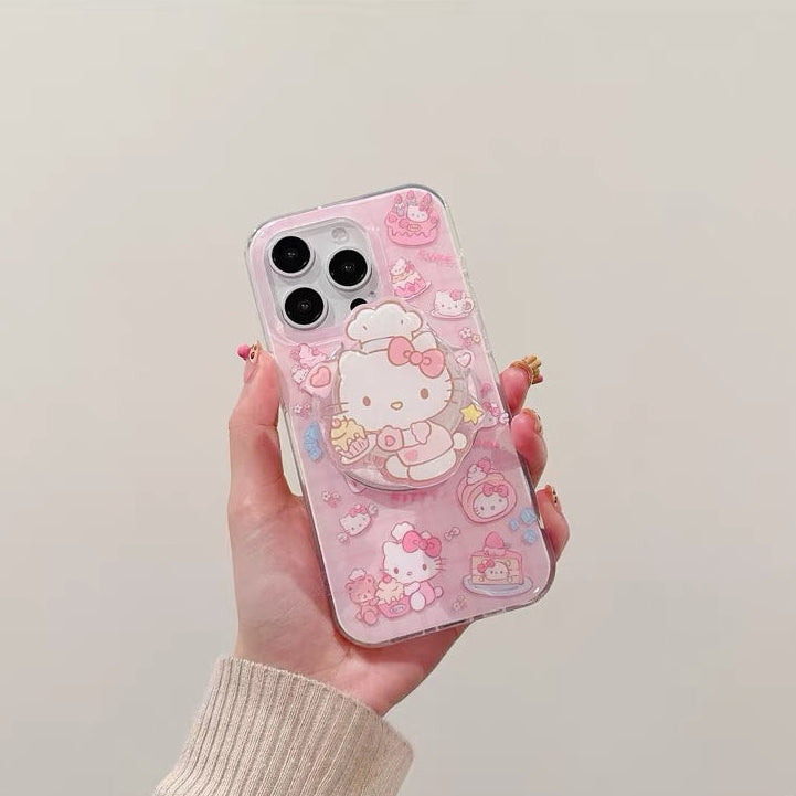 Hello Kitty & Kuromi Magnetic Phone Case