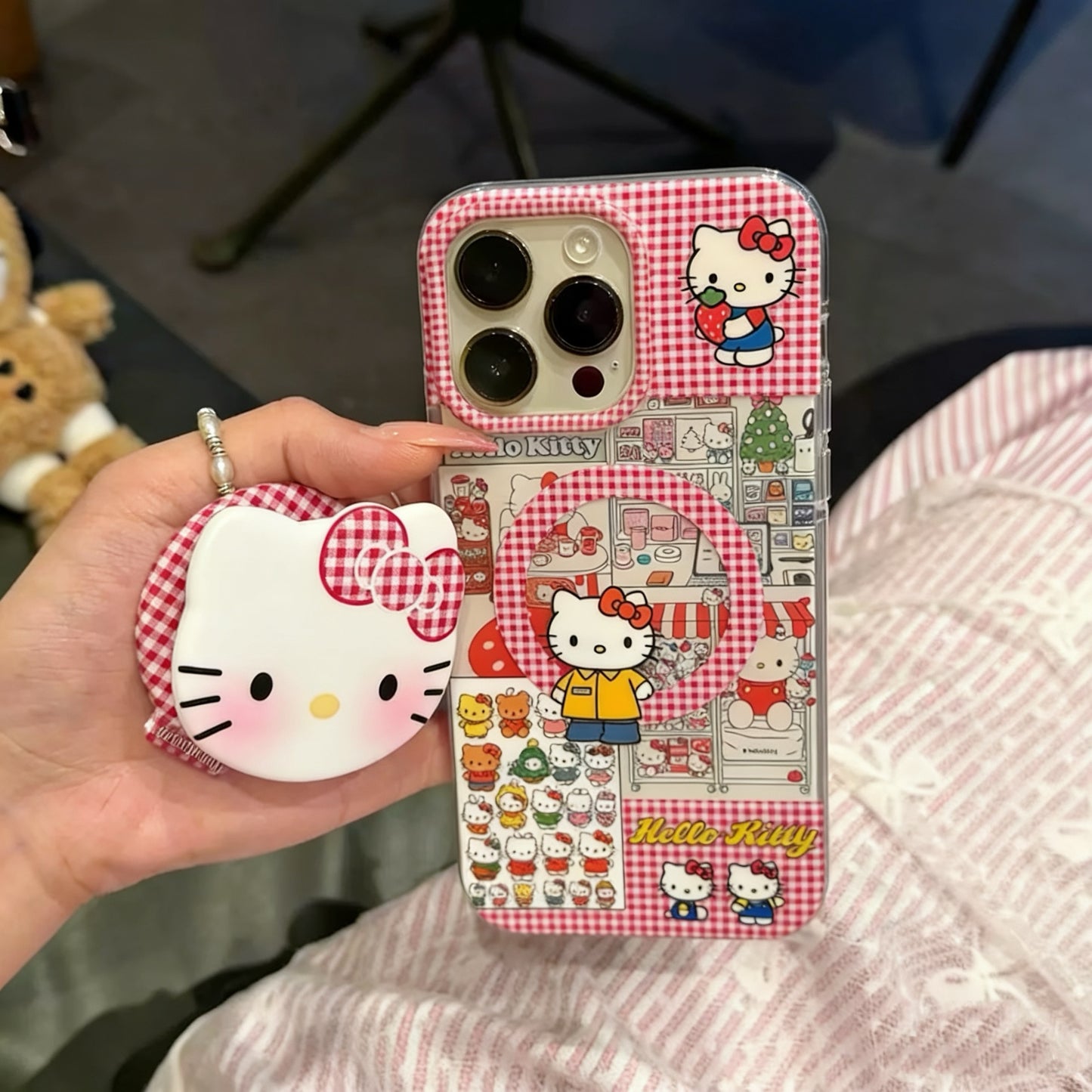 Samsung Hello Kitty Magnetic Stand Phone Case