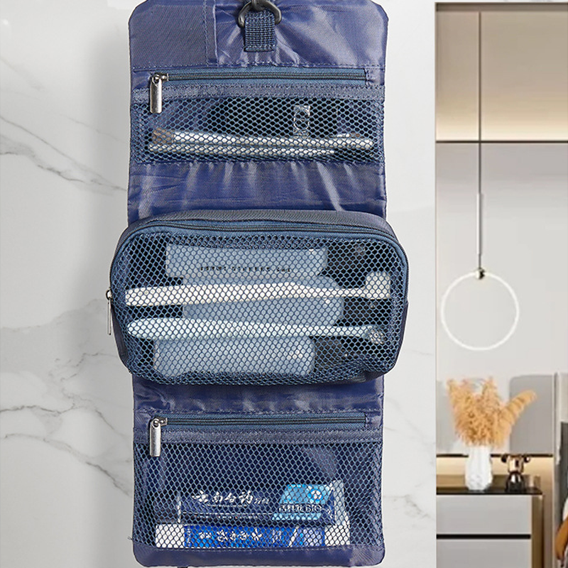 Buckle foldable toiletry bag