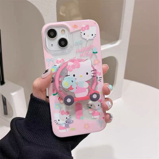 Samsung Pink Kitty Magnetic Phone Case