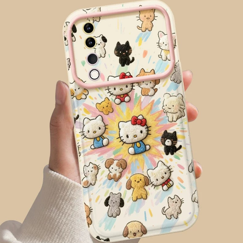 Kitty Pet Flip Mirror Phone Case