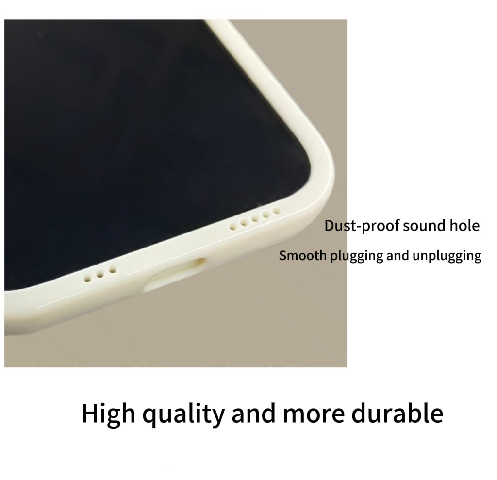 3D plush frog flip-cover phone case with mirror