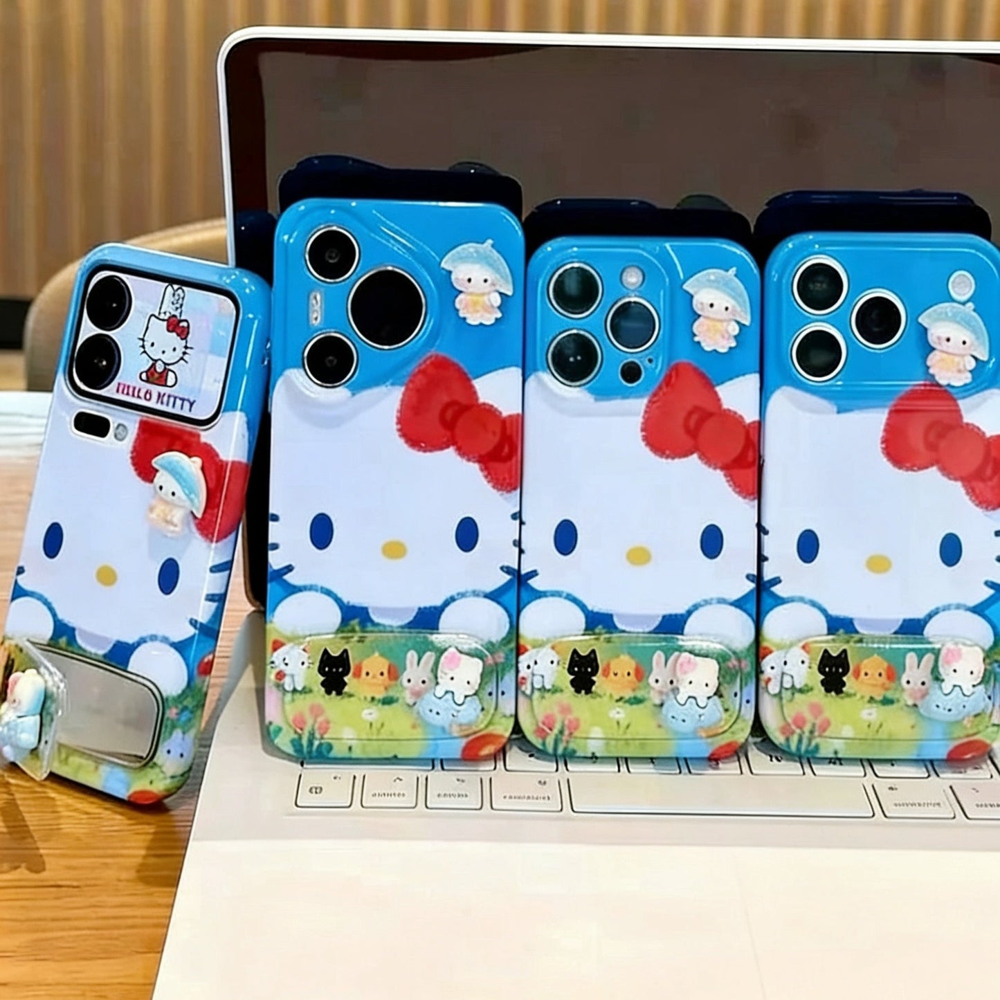 Hello Kitty Phone Case with Mirror and Stand
