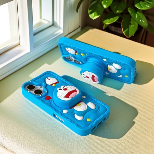 Cute Doraemon Telescopic Phone Case