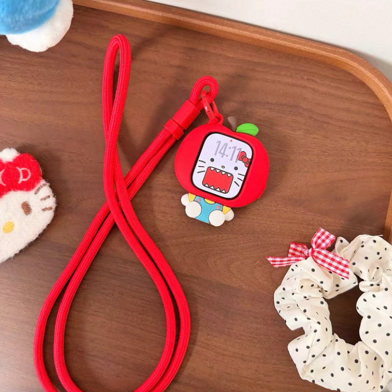 Cherry Black Kitty/Apple Kitty Apple Watch Case